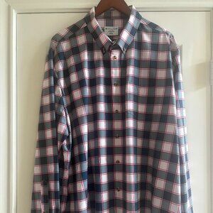 &Collar Performance Athletic Fit Dress Shirt Size 2XL